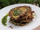 Galettes de courgette