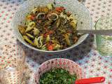 Salade de lentilles vertes (ou l'art d'apprêter les restes)