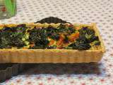 Tarte à la courge butternut et au chou kale