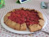 Tarte rustique aux fraises