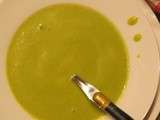 Velouté de courgette au kiri