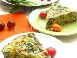 Frittata aux courgettes et champignons