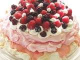 Pavlova aux fruits rouges