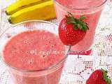 Smoothie fraise, banane