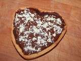 Tarte au chocolat de la St Valentin