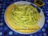 Pâtes au pesto مكرونة بصلصة البيسطو