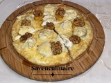 Pizza au chèvre Miel et Noix