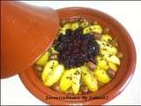 Tajine de Patate Douce et Pruneaux & Raisins secs طاجين البطاطس الحلوة البرقوق والزبيب