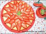 Tarte aux Fraises et crème à l'orange