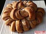 Brioche roulée à la cannelle, comme un diamant