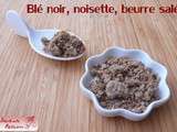 Crumble blé noir, noisette, fleur de sel de Philippe Conticini