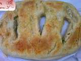 Fougasse garnie, à la plancha