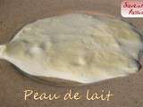 Lait, fromage et peau de lait par Michel Bras