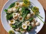 Orecchiette et cime di rapa  parmigiana , à ma façon