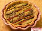 Tarte (quiche) aux blettes rouges et jaunes