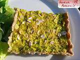 Tarte rustique aux courgettes, curcuma, sumac et menthe