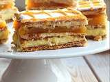 Millefeuilles vanille-passion pour la Saint-Valentin