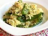 Risotto citron - pois gourmands