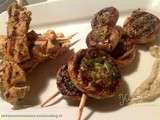 Grillades de brochettes