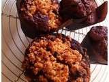 Muffins chocolat et caramel