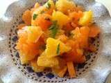 Salade orange et carottes