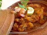 Tajine de crevettes au senteurs du Maroc