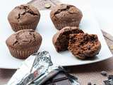 Muffins au chocolat sans gluten