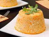 Petits flans de carottes aux amandes