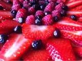 Tarte aux fraises et framboises !!! Tuerie