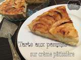 Tarte aux pommes la crème pâtissière