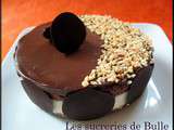 Entremets chocolat et nougat