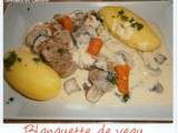 Blanquette de veau à l ' ancienne