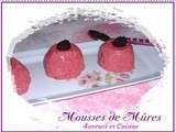 Mousses de mûres