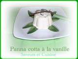 Panna cotta à la vanille