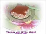 Tiramisu aux petits beurre