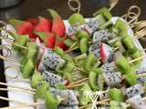 Brochette de fruits des îles