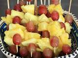 Brochettes Ananas Raisin