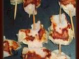 Brochettes de Thon & Bacon