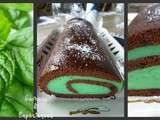 Bûche Chocolat & Crème à la Menthe Fraîche