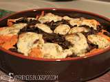 Gratin de Patate Douce, Champignons et Mozzarella