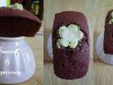 Mini Red Velvet Cakes Chamallow