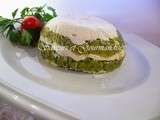 Artichoke Pesto Torta Ou Pesto d’Artichaut et Mousse de Fromage en Mille-feuilles