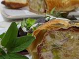 Boudin de Poulet feuilleté à la Sauge