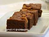 Brownies au Beurre d'Arachide de Lorraine Pascale. Wheat free peanut butter brownies