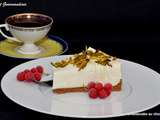 Cheesecake au chocolat blanc et pistaches