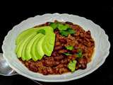 Chili con carne au chocolat et beurre d'arachide