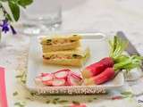 Club Sandwich aux Radis Roses et Moutarde Savora