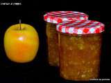 Confiture de pommes à la vanille