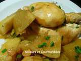 Coquelets  au safran et patates douces