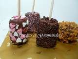 Marshmallows Pops. Sucettes de Marshmallows